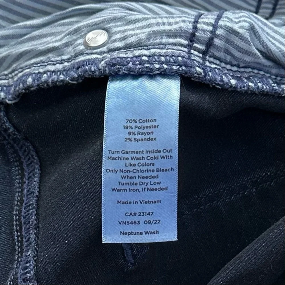 TALBOTS NWT 18 18W Jegging Crops in Neptune Wash • Cropped Denim Jeans - Picture 6 of 11